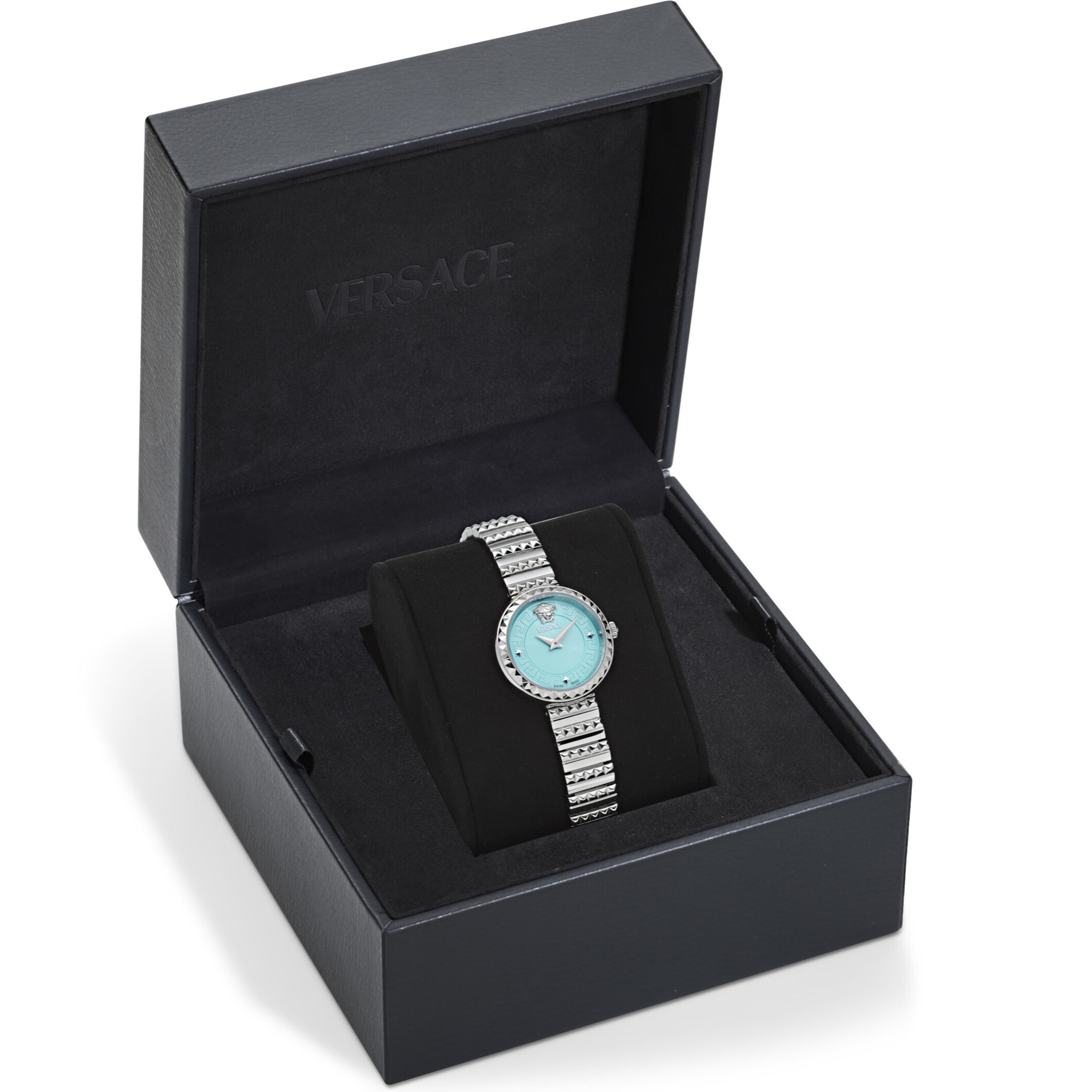 Versace Quartz 2 Hands Watch Greca Goddess Pet. Sp.(Wc-Dfa)