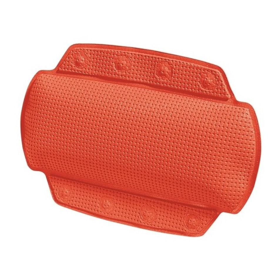 coussin de baignoire PVC ALASKA 32x23cm Rouge Spirella