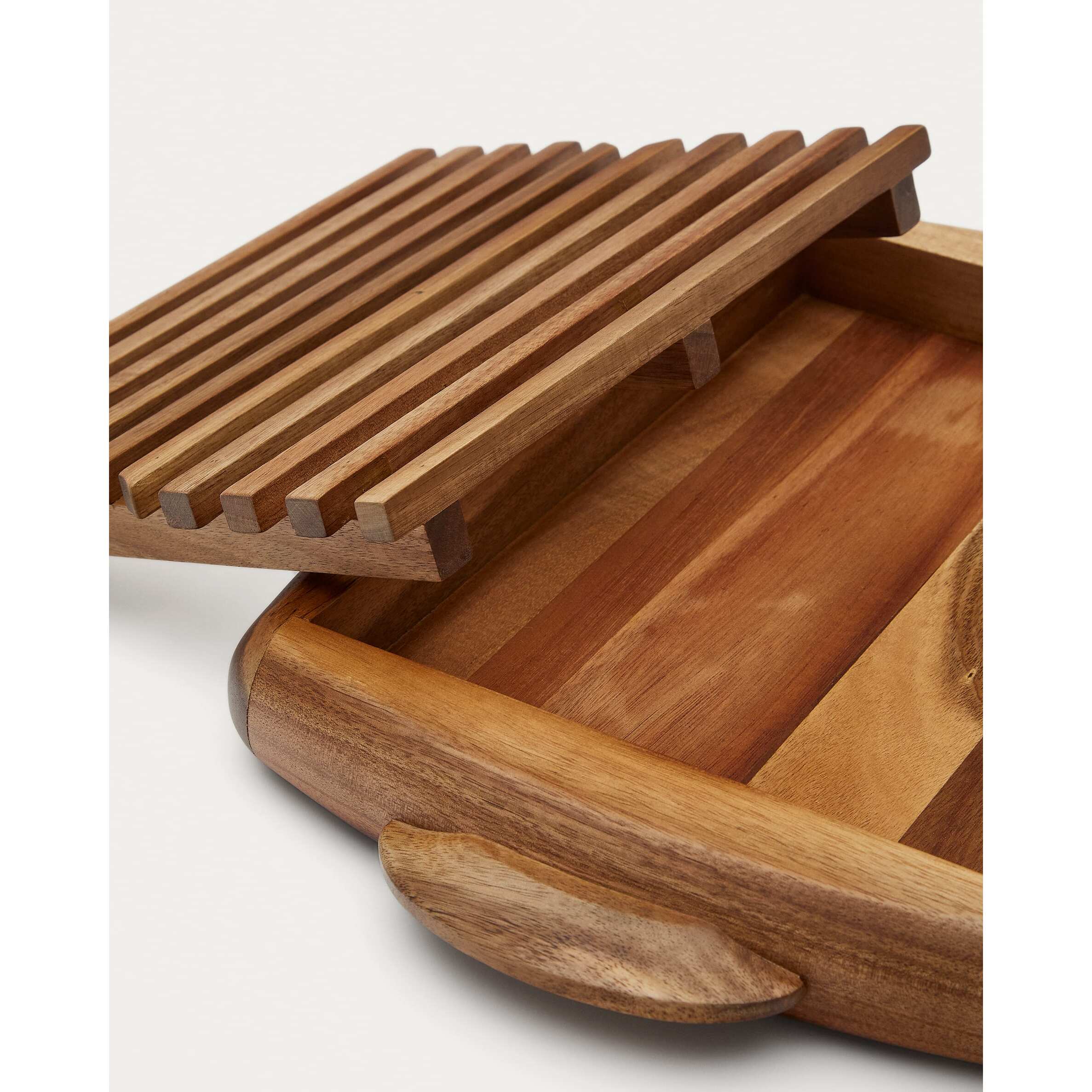 Tabla de cortar pan Selvia de madera de acacia FSC 100%