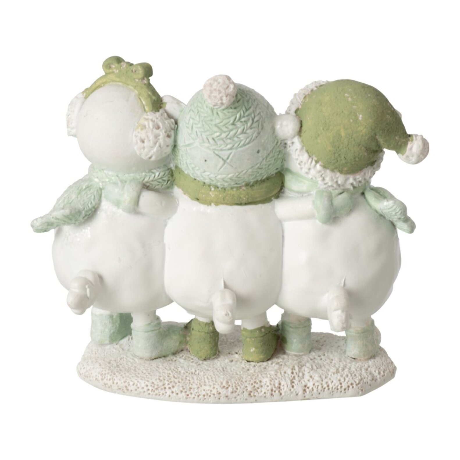 J-Line Mouton hiver Pierre - blanc/vert