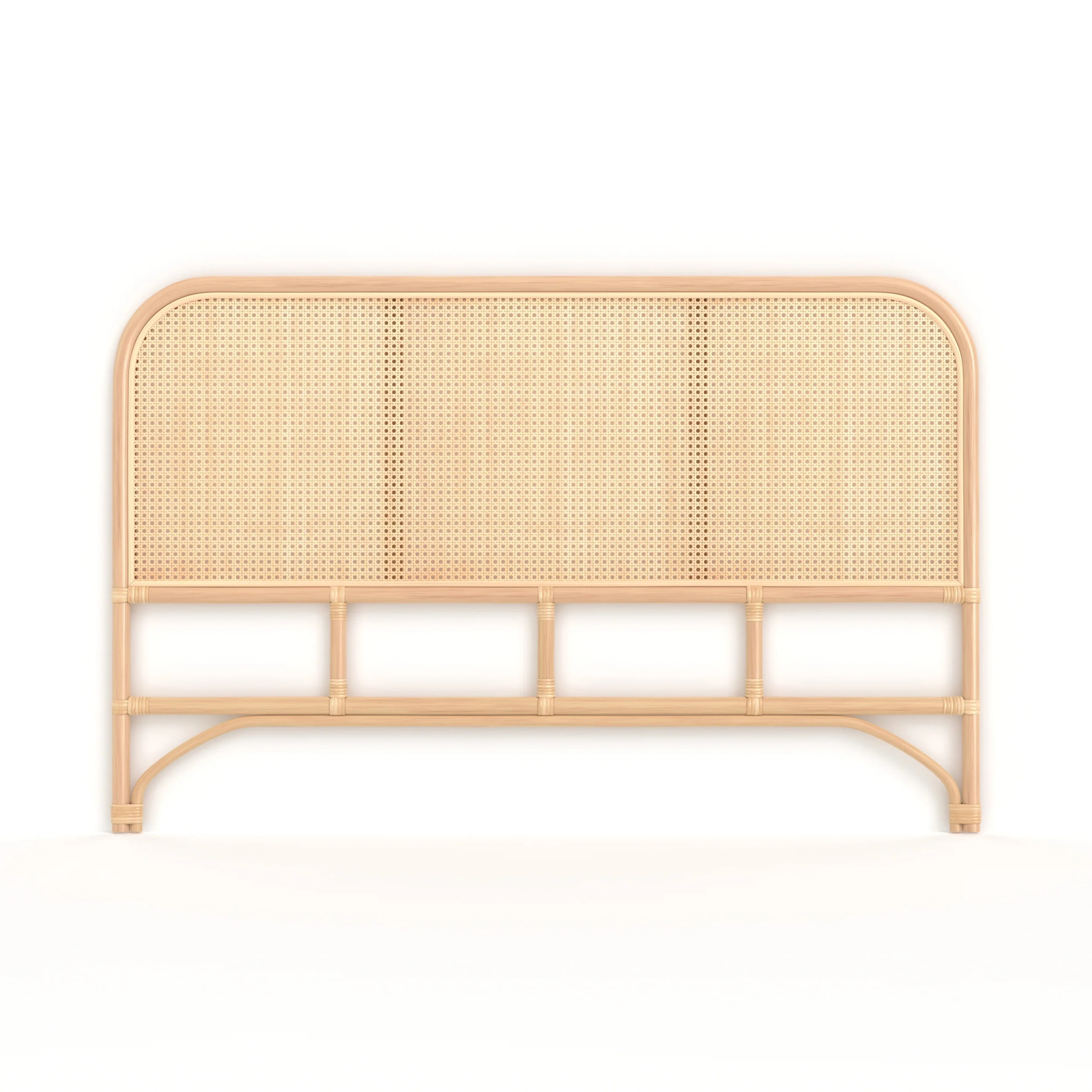 Tête de lit en rotin et cannage 140 cm - Naïra