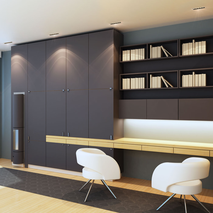 Forlight Jim - Downlight Empotrable de Techo LEDx5 Rectangular Luz Cálida 3000K de Aluminio Color Blanco 147x45mm