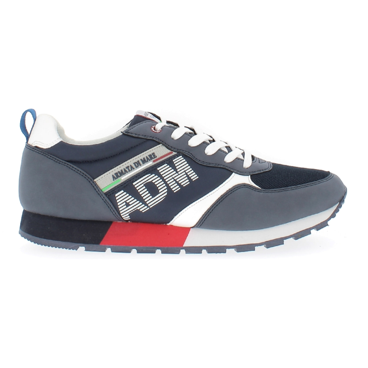 Armata di Mare Scarpe Uomo Sneakers Vintage Running con Soletta Rimovibile in Memory Foam AMU SS23N302 Navy