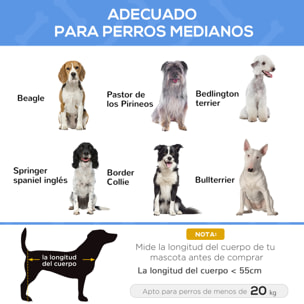 Cama Elevada para Perros, Refrescante y Transpirable, Cama para Perros Pequeños, 106x81x33 cm, Malla de Textilene, Reposacabezas Inclinado, Marco de Metal, para Interior, Exterior, Negro