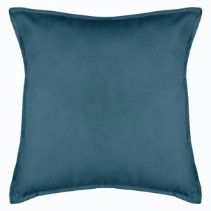 Coussin "LILOU" coton bleu 55x55cm