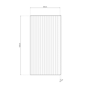 Pack 2 paneles acústicos Noiseless 120 Gris - Roble