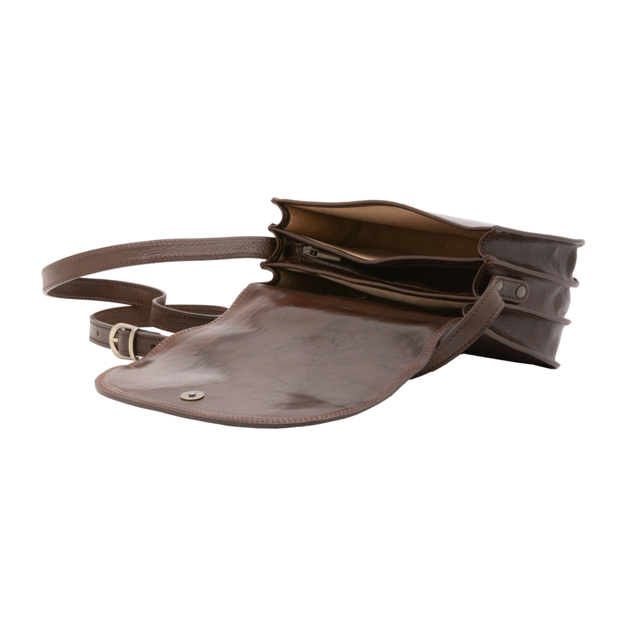 Borsa a tracolla  da donna In Vera pelle Made in Italy 24x17x11 cm