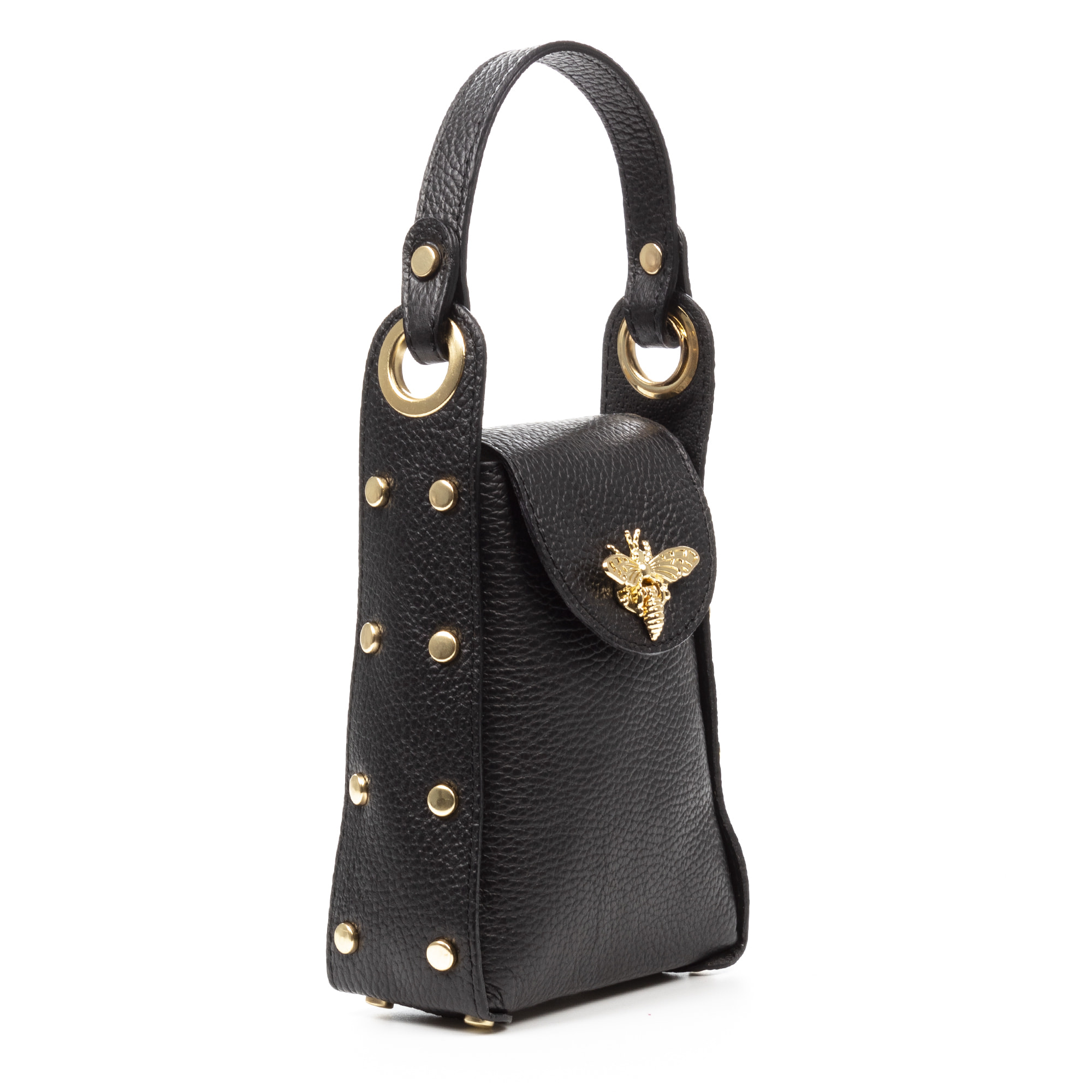 Alviano bolso de mano mujer. Piel auténtica Dollaro.