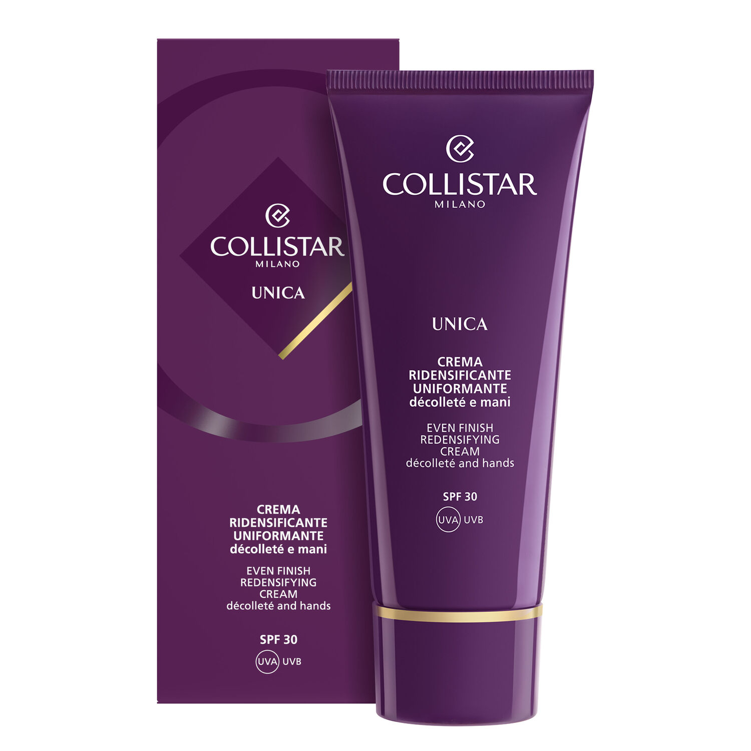 Unica Even Finish Redensifying SPF30 - Crème Mains et Décolleté Unifiante et Redensifiante 75ml
