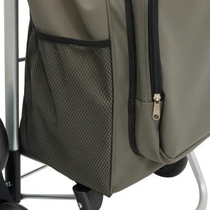 Chariot de course pliable à 6 roues 36L