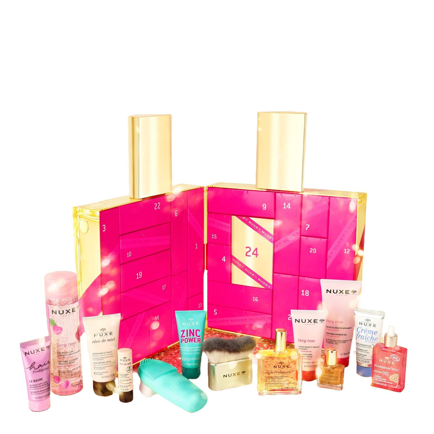 Le Calendrier de l'Avent Nuxe - Coffret 24 surprises - 129,00 €
