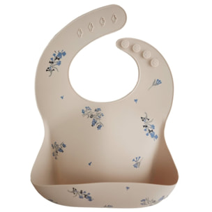 Mushie Babero Silicona Print