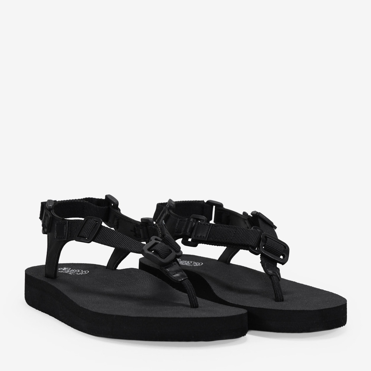Sandalias deportivas negras de dedo