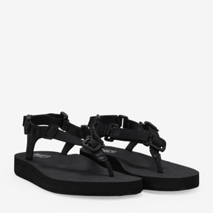 Sandalias deportivas negras de dedo
