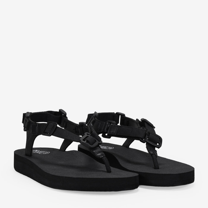 Sandalias deportivas negras de dedo