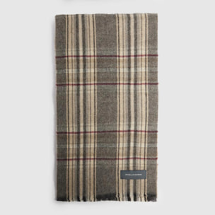 Piquadro Sciarpa con motivo madras check