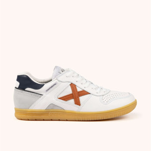 Zapatilla de Moda con Corte Clásico en Blanco y Gris MUNICH CONTINENTAL PREMIUM 13