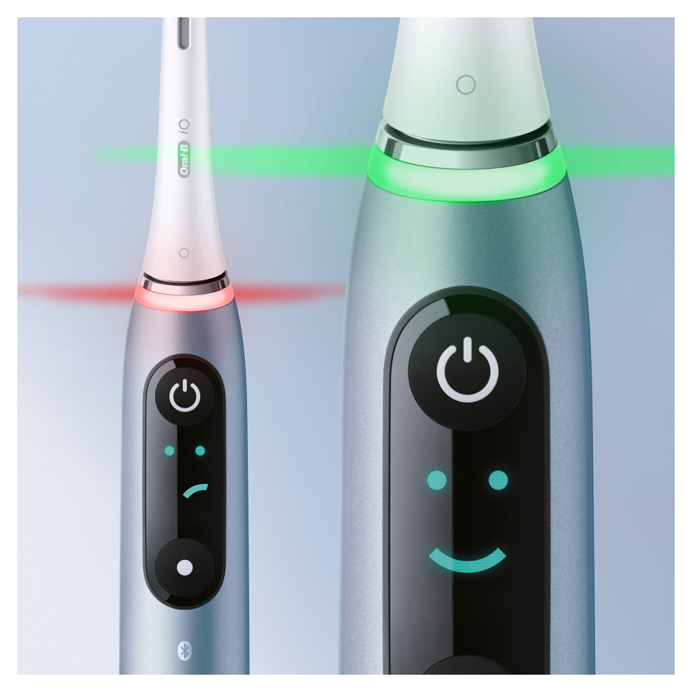 Oral-B iO 9 Edition Spéciale - Avec Etui de Voyage, et Pochette - Bleue- Brosse À Dents Électrique