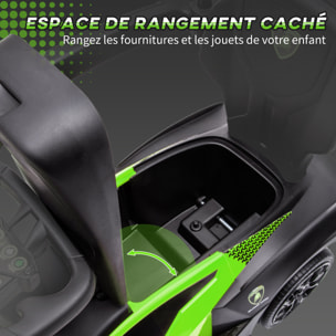 Porteur enfant voiture à pousser 2 en 1 - licence officielle Lamborghini Essenza SCV12 - nombreux équipements - noir vert