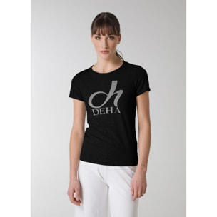 DEHA - T-shirt GRAPHIC STRETCH T-SHIRT in cotone per donna