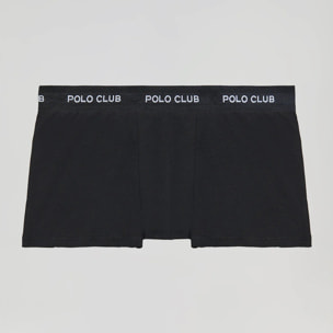 Boxer neri con logo Polo Club