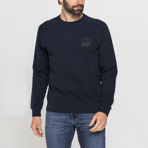 FELPA GIROCOLLO LEGGERA CON MANICHE RAGLAN