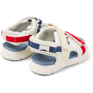 Sandalias - CAMPER Oruga Twins - Blanco - Textil técnico