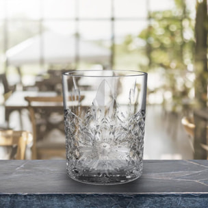 Set 6 bicchieri per acqua in vetro, 31 cl, design moderno ed elegante, bicchieri resistenti per acqua bibite e cocktail, vetro certificato per alimenti senza BPA e piombo, lavabili in lavastoviglie, uso quotidiano e occasioni speciali