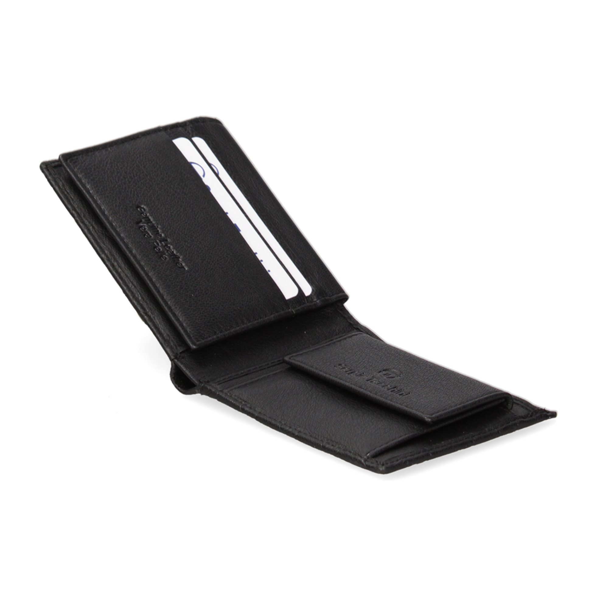 Portafoglio  da uomo In Vera pelle Made in Italy 11x9x2 cm