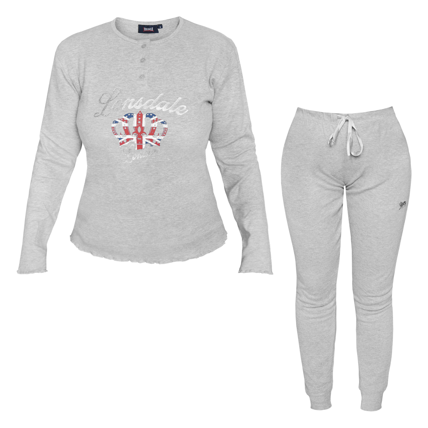 Pigiama Sleepwear Donna LONSDALE Caldo Cotone Interlock