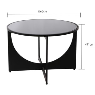 Tavolo rotondo - 61xH40x61cm - Pezzi 1 - Bianchi Dino SpA