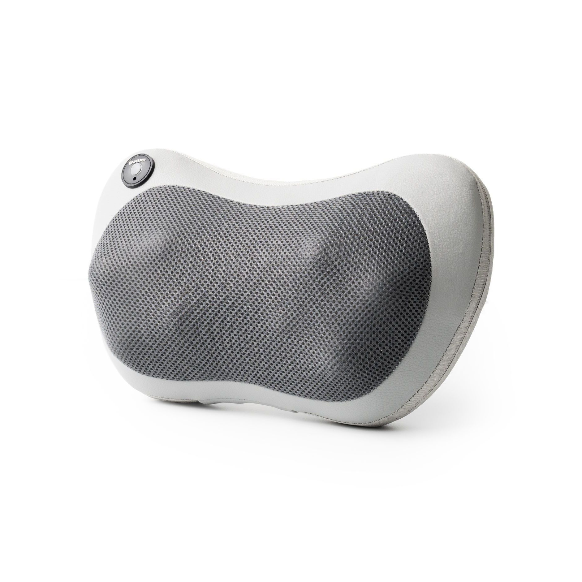 Massaggiatore Shiatsu ricaricabile Kompatsu - grigio e nero - 31x19x10 cm