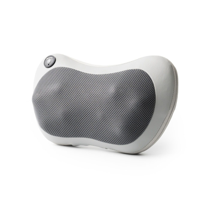 Massaggiatore Shiatsu ricaricabile Kompatsu - grigio e nero - 31x19x10 cm