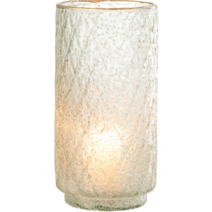 J-Line photophore Bord - verre - or/transparent - large