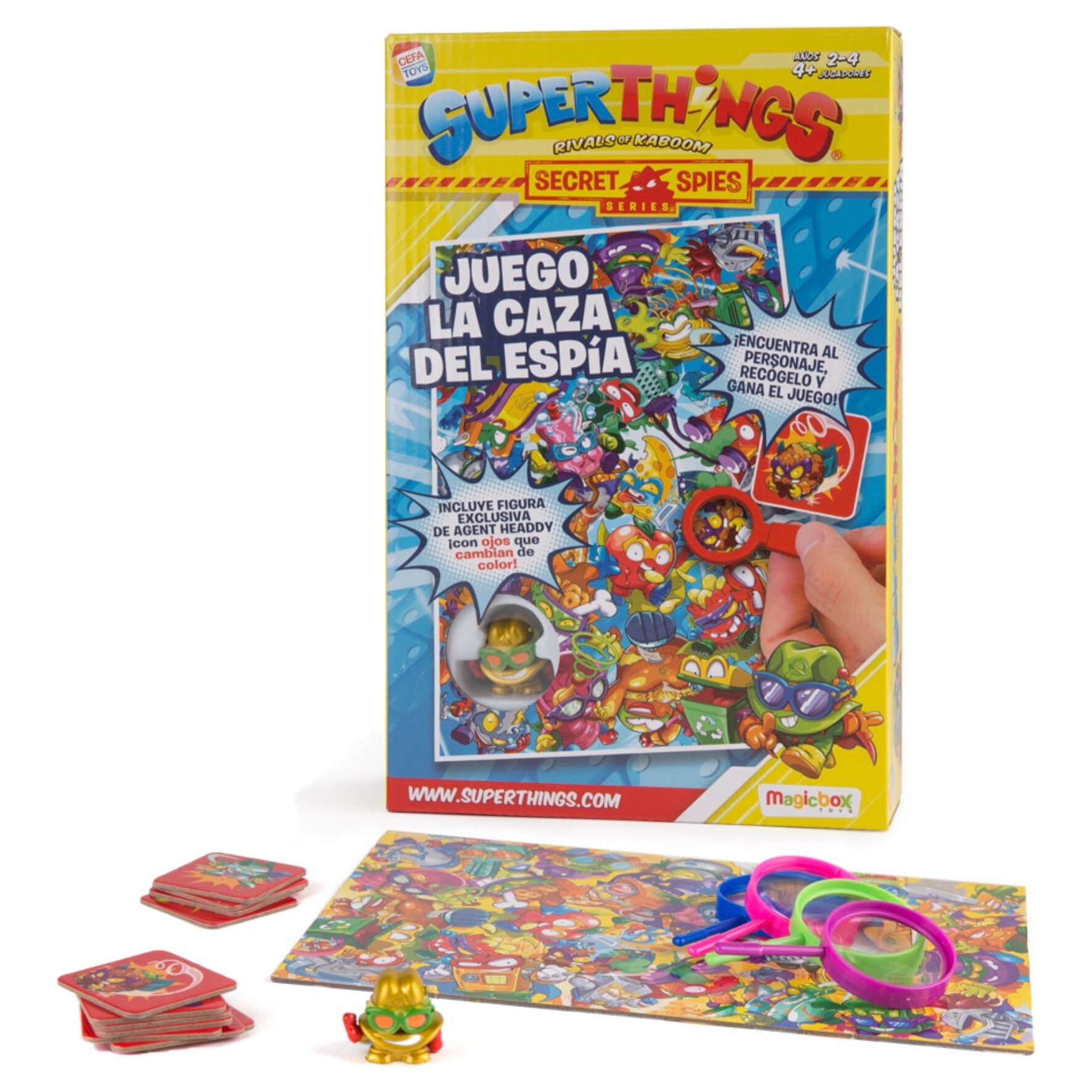 Juego de mesa superzings "Caza de EspÃ­as" cefa toys