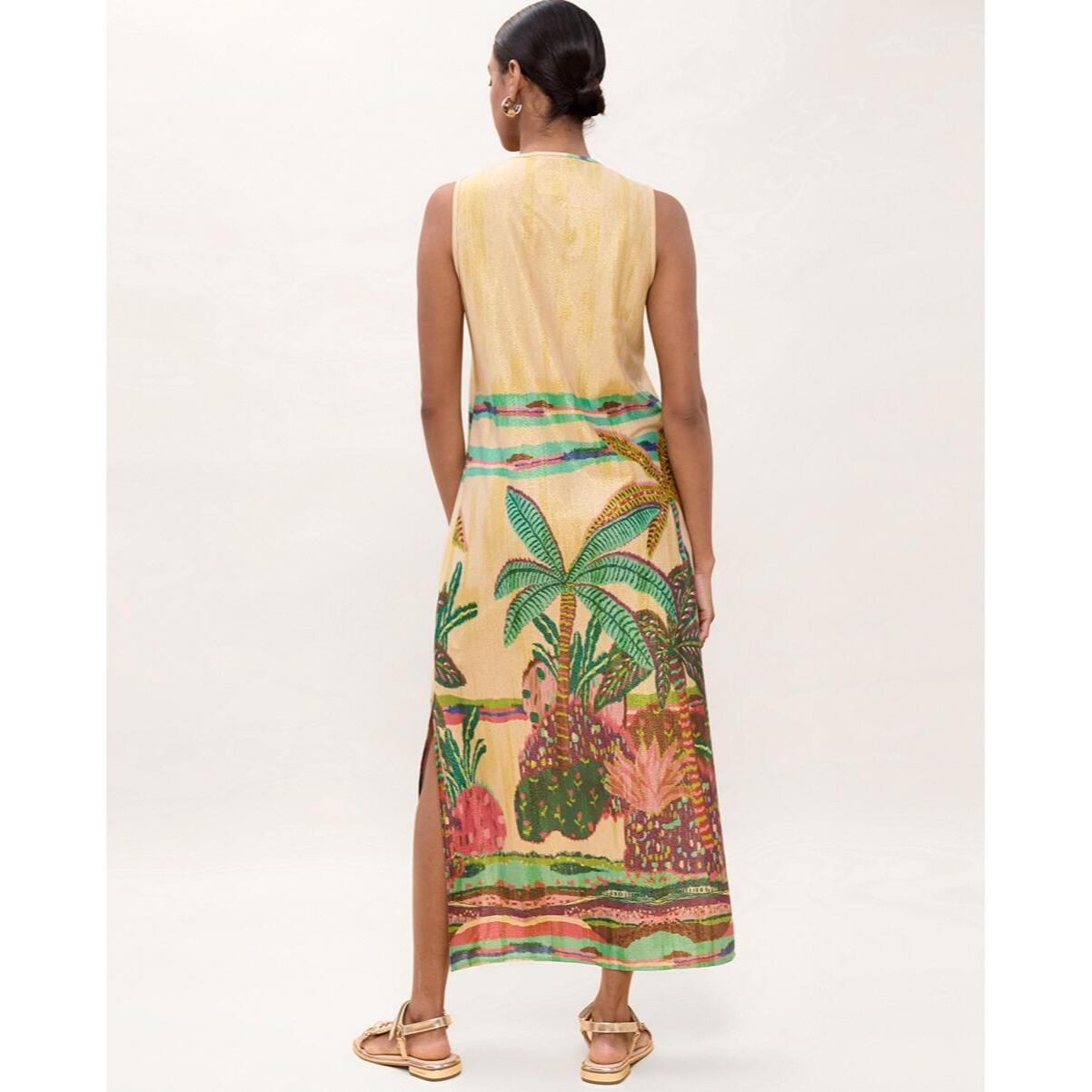 Abito con stampa circolare