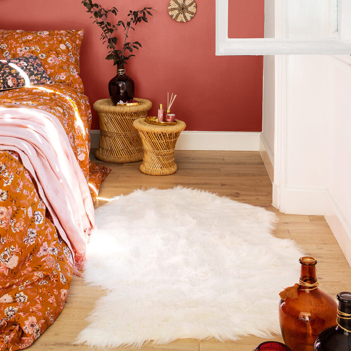 Tapis "Oslo" blanc ivoire 90x150cm