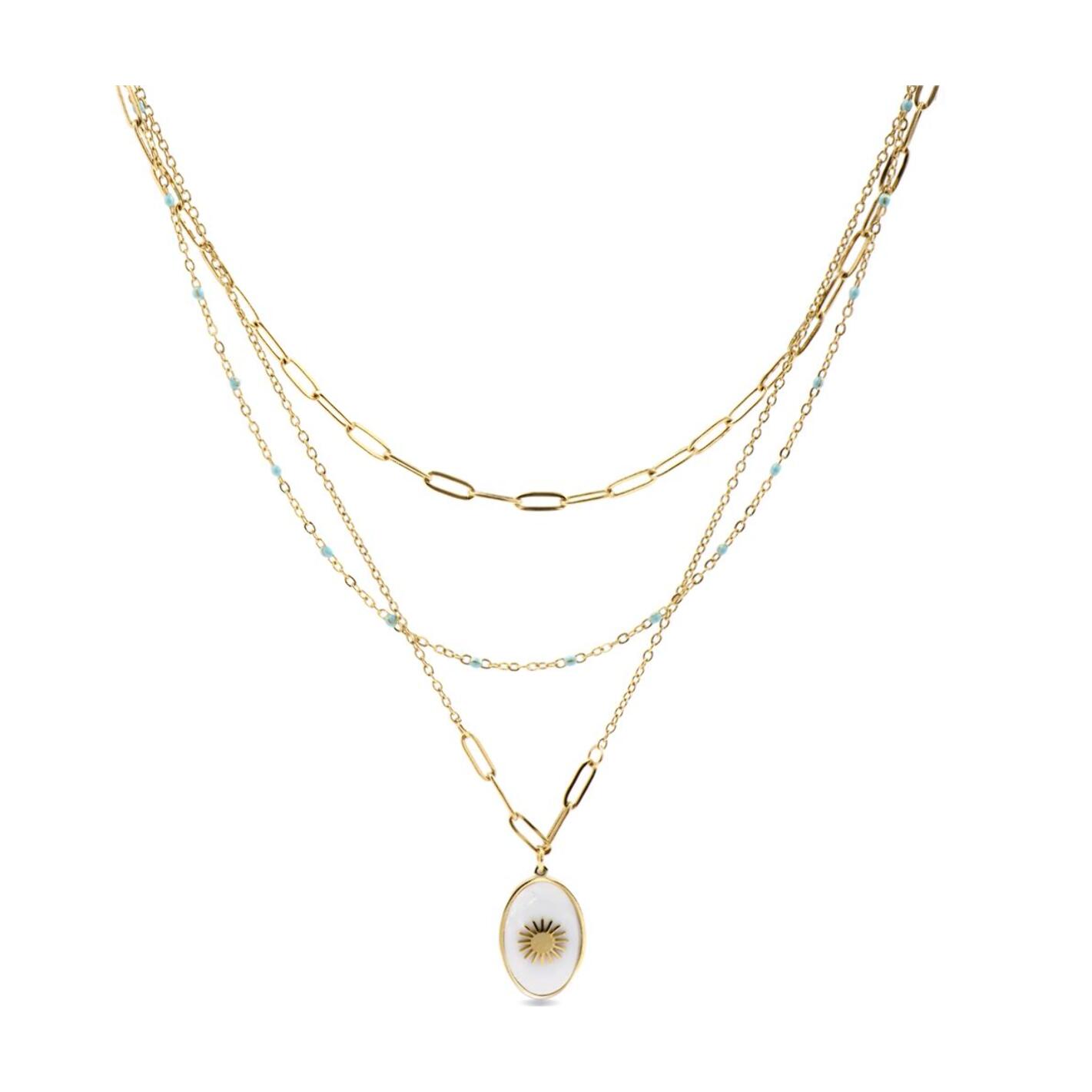 Collar Lux by Lux acabado oro 18k