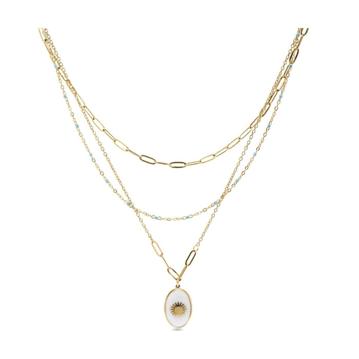 Collar Lux by Lux acabado oro 18k