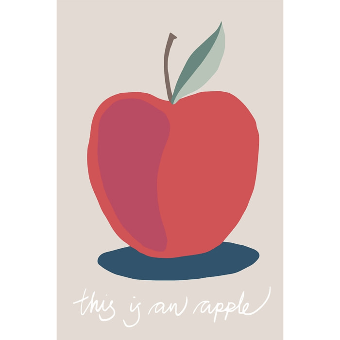 Tableau apple-pomme Toile imprimée