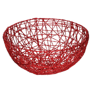 Palla in metallo rosso cm ø60h60