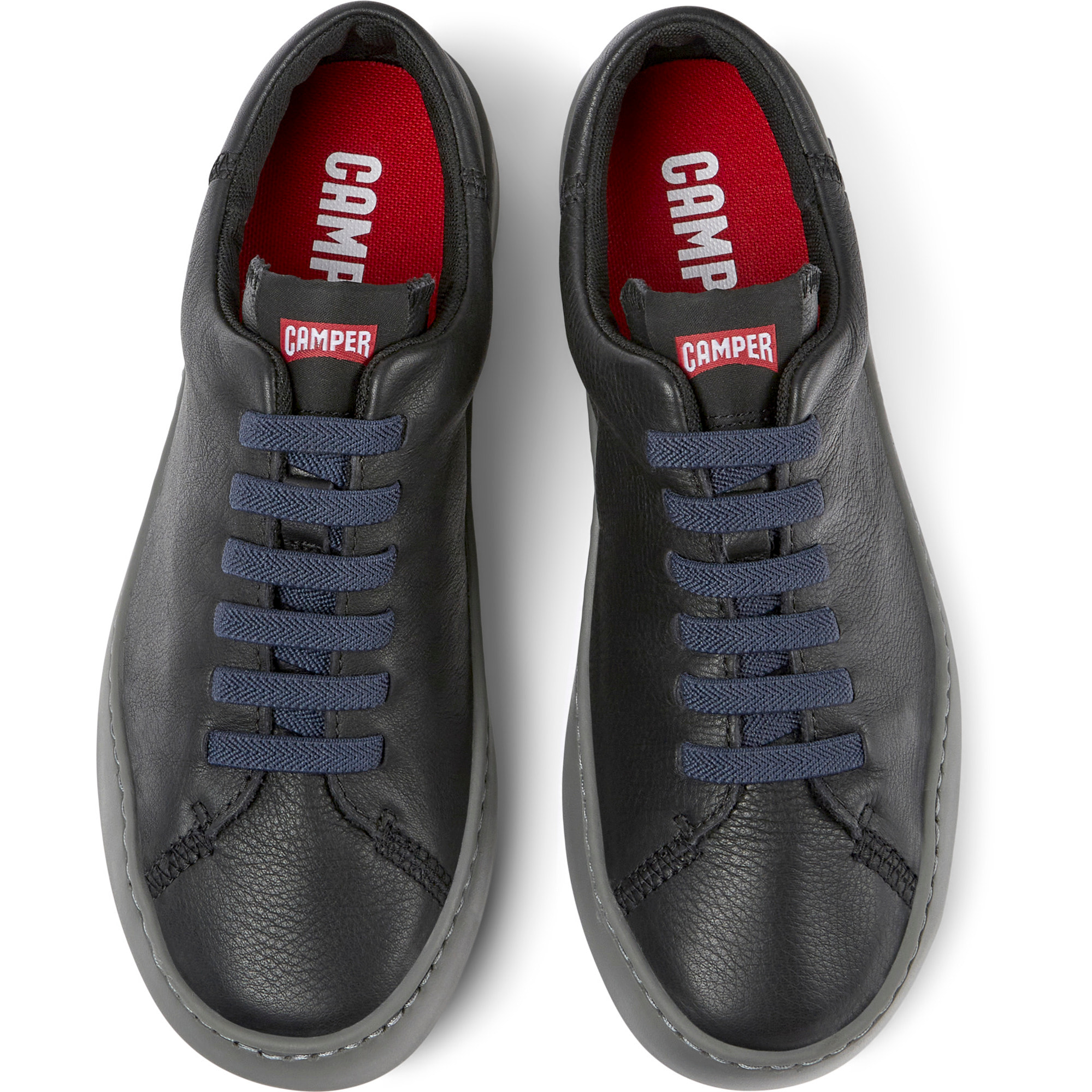 Zapatillas - CAMPER Peu Touring - Negro - Cuero liso