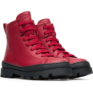 CAMPER Brutus Kids - Botines Infantil Unisex Rojo