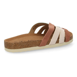 Sandalia plana mujer cómoda, diseño de tiras