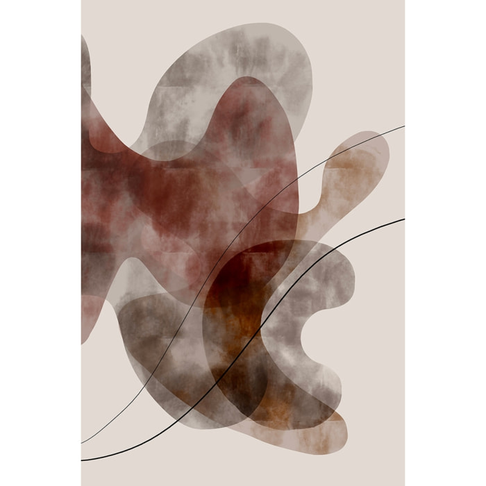 Tableau Organisme abstrait N°2 Toile imprimée
