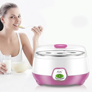 Yogurtiera elettrica, controllo costante della temperatura, contenitore in acciaio inox. Per uso alimentare senza BPA