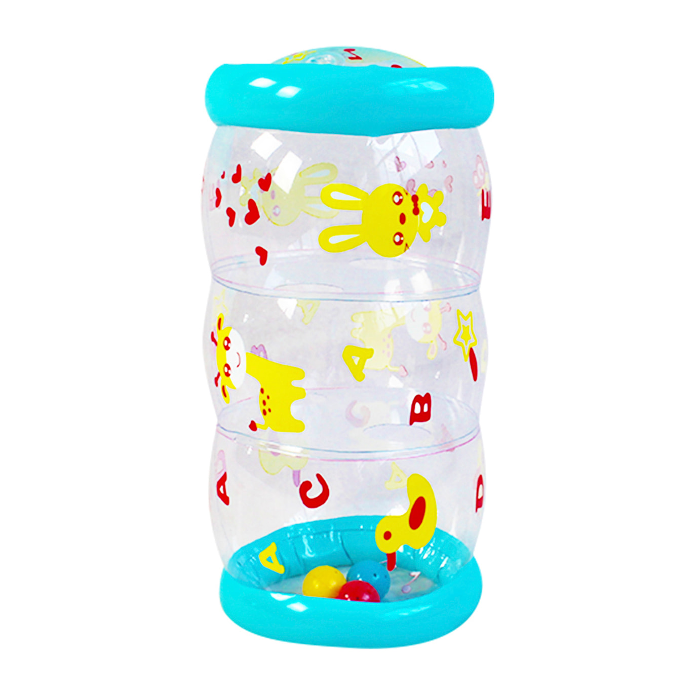 DAM Rodillo hinchable infantil 45x22x22 Cm. Color: Azul