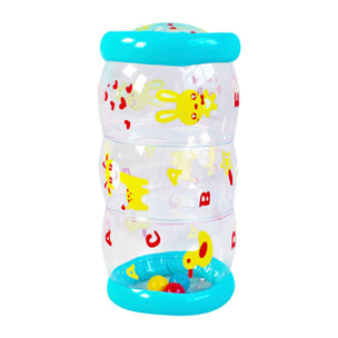 DAM Rodillo hinchable infantil 45x22x22 Cm. Color: Azul