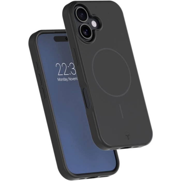 Coque FORCE CASE iPhone 17 Siicone MagSafe noir