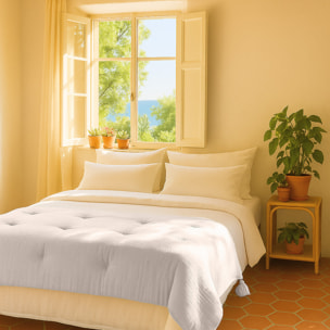 Bout De Lit 100% gaze De Coton Chantilly